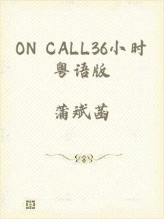 ON CALL36小时粤语版